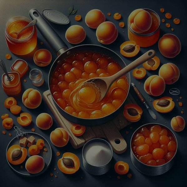 Comment préparer une confiture d'abricots allégée en sucre mais riche en goût ?